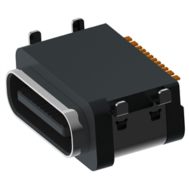 XB-TYPE C 16P-18  XB Typec连接器 IPX7 XB USB防水TYPE C 16P沉板防水母座(4脚B款)